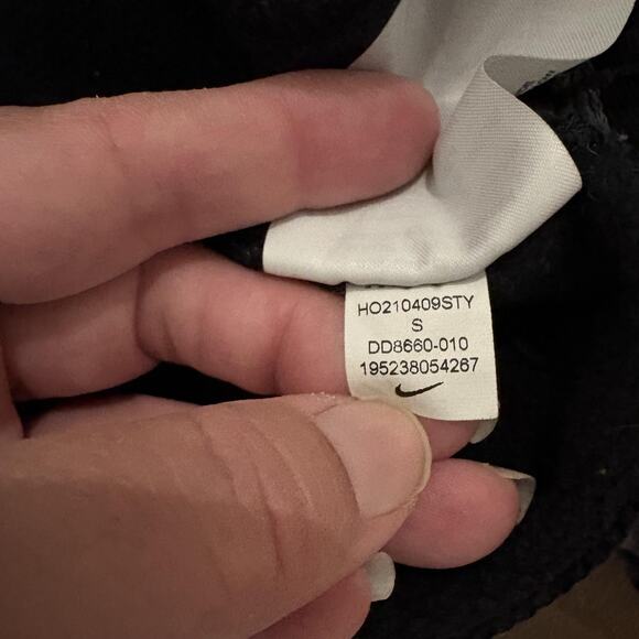 Nike Hoodie Youth Small Just Do It Sportswear Pullover Sweatshirt DD8660-010 - Picture 7 of 8